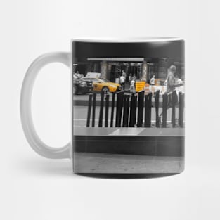 Times Square Yellow Sunday Morning Mug